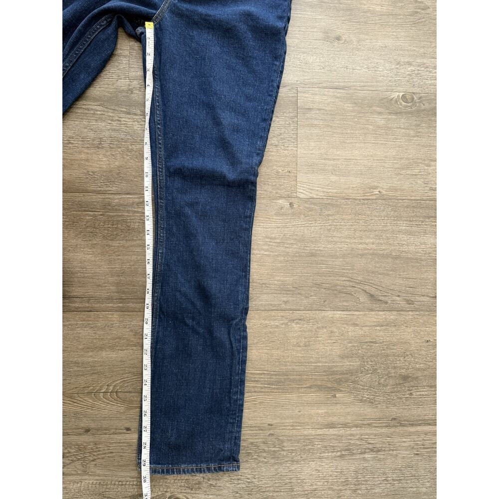 Abercrombie & Fitch 90's Slim Straight Ultra High Rise Size 6, 28 Dark Wash - Picture 5 of 6